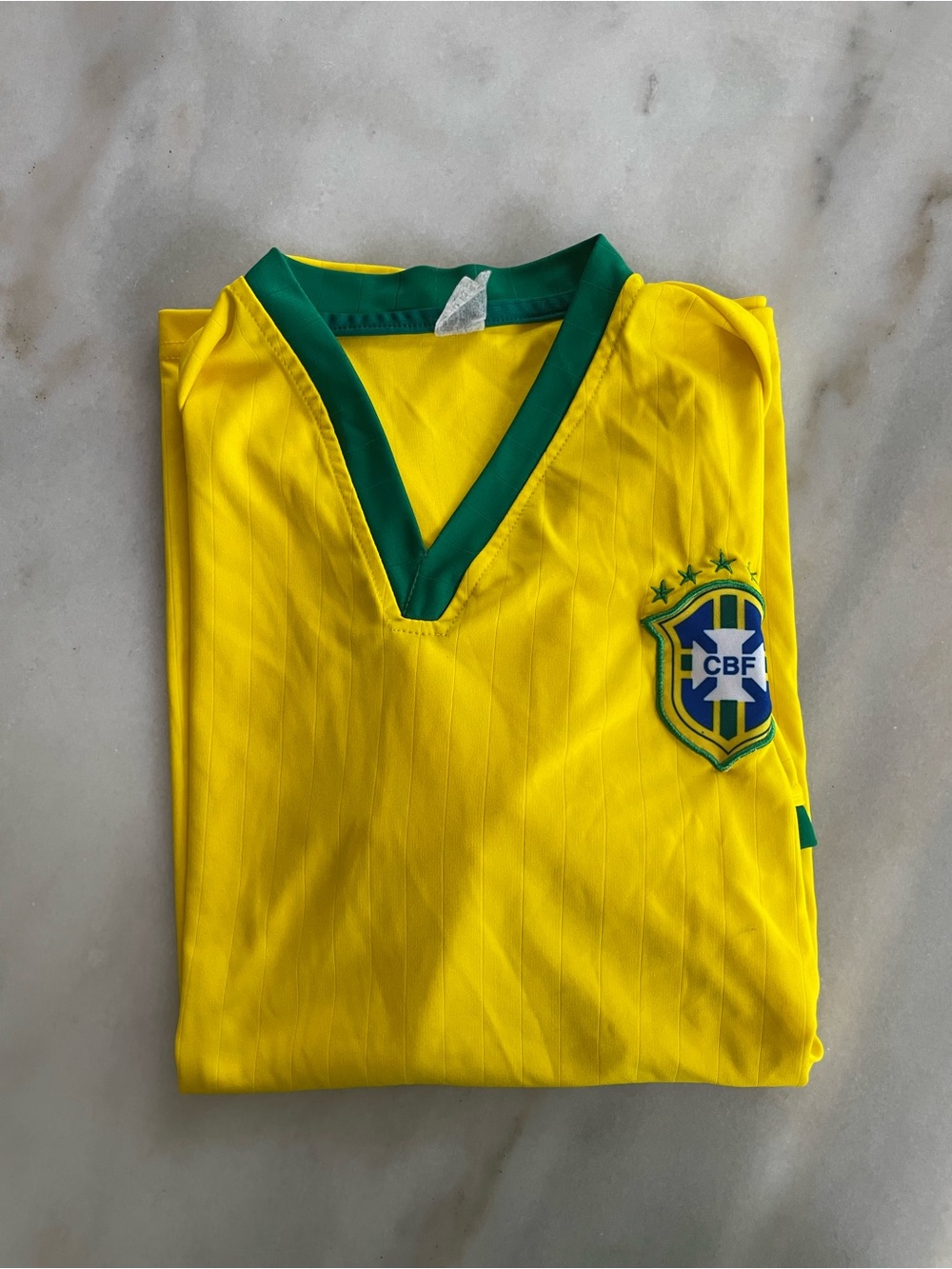 Brazil CBF National Team Soccer Jersey - Yellow & Green